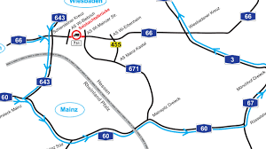 Die salzbachtalbrücke ist eine 310 meter lange, vierspurige autobahnbrücke der a 66.sie befindet sich im wiesbadener stadtteil biebrich. Wiesbaden A643 Hessen Salzbachtalbrucke Gesperrt Umleitungen Wiesbaden