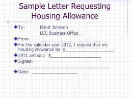 Housing choice voucher administrative plan. Sample Request Letter For Housing Allowance From Company