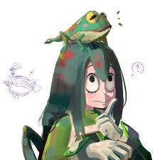 Froggy With Frog Girl My Hero Academia My Hero Hero My Hero Academia Tsuyu