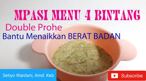 Mpasi hati ayam untuk bayi usia 6 bulan. Resep Menu Makanan Bayi 4 Bintang Untuk Usia 6 Sampai 8 Bulan Nasi Tim Udang Telur Tempe Kangkung Youtube