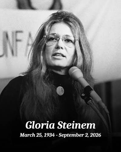 Gloria Steinem was a force of nature. A fierce advocate for women's rights and human rights, she was a deeply empathetic leader and friend. Gloria will be remembered around the world as