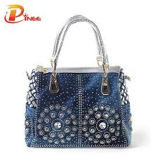 Calça Jeans Feminina De Marca Famosa Casual Crystal Embellished Diamond Handbags For Women Bolsas Femininas Bolsas De Couro E Bolsas De Mulheres
