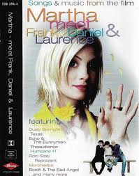 Various ‎Martha Meet Frank CASSETTE ALBUM film soundtrack PROMO rock pop  drum n'