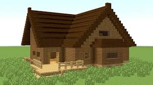 This is a cool idea and makes for an easy way to pass over a body of water. Minecraft How To Build Big Wooden House 4 Minecraft House Designs Easy Minecraft Houses Minecraft Wooden House