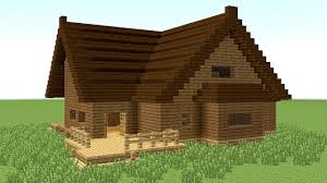 It wont function later , because it has no place for enchantment table or lots of chests. Minecraft How To Build Big Wooden House 4 Minecraft House Designs Easy Minecraft Houses Minecraft House Tutorials