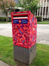 A Canadian Post Box From Vancouver British Columbia Post Box Outdoor Decor Post Office