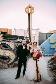Maybe you would like to learn more about one of these? A Las Vegas Neon Museum Wedding Full Of Quirk Color And Charm Junebug Weddings