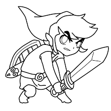 You might also be interested in coloring pages from the legend of zelda category. Chibi Link Coloring Page Novocom Top
