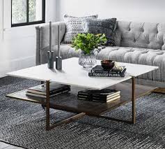 Pottery barn coffee tables deliberately presented in various shapes and sizes were varied. Hyla 41 Marble Coffee Table Pottery Barn