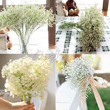 12 Artificial Baby S Breath Gypsophila Flowers Diy Bouquet Wedding Party Decor Flower Decorations Diy Diy Decor Diy Wedding Decorations