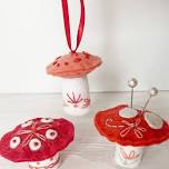 Mushroom Felt Ornaments