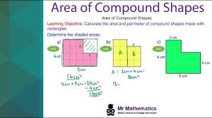 Examiner reports often explain candidates who do split up the composite shapes are far more likely to arrive at the correct solution. How To Calculate The Area Of Compound Shapes Mr Mathematics Youtube