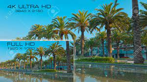 The most common is the ultra hd or uhd format of 3,840 horizontal pixels by 2160 vertical pixels. Difference Between 4k Ultra Hd And Full Hd Stock Photo Picture And Royalty Free Image Image 69786422