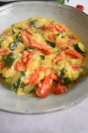 Courgettes Poivron Et Tomates Cerises A La Creme Recette D Ete