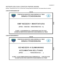 Banner adalah suatu media informasi non banner, spanduk sekolah. 5 Papan Nama Sekolah Pdf