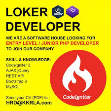 From a simple script or code fix to more complicated application development, we have. Lowongan Kerja Developer Codeigniter Di Kkrla Lokerjogja Id