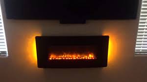 Stunning displays of flames across a bed of crystal rocks will light up the room in an instant, creating a warm setting in your home. Muskoka Electric Fireplace Youtube