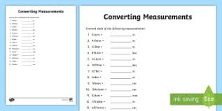 5 md a 1 metric conversion word. Using Units Of Measurement Convert Between Common Metric Units Of