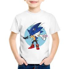 Short, baseball or long sleeve; Sonic The Hedgehog T Shirts Kids No 11 Sonic Sega Shop