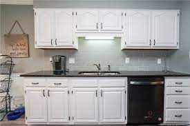 Sherwin williams has featured snowbound in the following color collections: Snowbound Painted Oak Kitchen Cabinets 2 Cabinet Girls