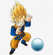 Trunks makes his debut appearance in chapter #331 the young boy of mystery, first published in weekly shōnen jump magazine on july 2, 1991, as an unidentified young man who traveled back in time to warn series protagonist goku and his allies of a deadly new enemy, the androids of the red. Kid Trunks Dragon Ball Z Gote Png Image With Transparent Background Toppng