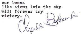 How to tame a wild tongue. in borderlands: Charles Bukowski Poem And Story Manuscripts