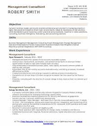 Management Consultant Resume Samples Qwikresume