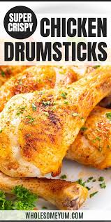 Crispy Baked Chicken Legs Drumsticks Recipe In 2020 Drumstick Recipes Baked Chicken Legs Oven Baked Chicken Legs
