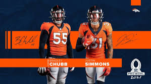 It was originally scheduled to be held on january 31, 2021, at allegiant stadium in paradise, nevada. Bradley Chubb Justin Simmons Named To 2021 Pro Bowl
