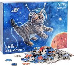 Free standard shipping with $35 orders. Buy Empaxum 1000 Piece Jigsaw Puzzles For Adults Kitten Astronaut Cat Puzzle Space Galaxy Puzzle Hard Difficult Puzzles Fantasy Art Puzzle Unique Jigsaw Puzzles For Adults Gift Idea Online In Vietnam B08r2hfk93
