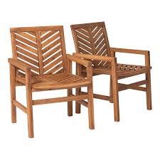 Read reviews for acacia wood folding outdoor patio chairs. Walker Edison Windsor Acacia Wood Patio Chairs Set Of 2 Brown Bbwc2vinbr Best Buy