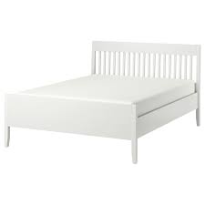 idanas bedframe wit 160x200 cm ikea in 2021 bed frame bed ikea