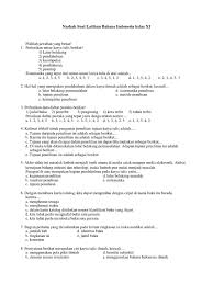 Bahasa indonesia kelas x semester 2. Naskah Soal Bahasa Indonesia Kelas Xi Semester 2
