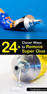 The glue should turn into a liquid substance, which will then be absorbed into the thin cloth. 24 Clever Ways To Remove Super Glue