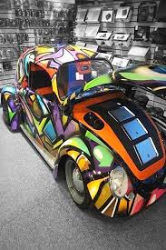 40 Super Cool Car Paint Job Art Ideas Volkswagen New Beetle Volkswagen Vw Beetle Classic