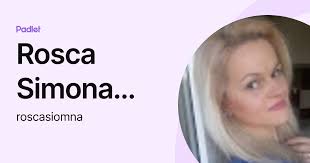 Rosca Simona Daniela (roscasiomna) profile