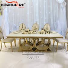 Revamp your entertaining space with something. China Unique Design Gole Metal Base Glass Top Dining Table Set China Manufacture Table For Events Event Wedding Dining Table