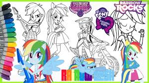 Kuda poni ini spertinya sudah mulai menginjak remaja. Mewarnai Kuda Poni Mlp Equestria Girls Rainbow Dash Coloring Pages Compilation Kompilasi Youtube