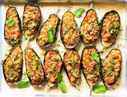 Recipe The Classic Turkish Stuffed Eggplant Can Be Part Of A Mezze Platter Or A Vegetarian Entree The Boston Glob Turkish Recipes Vegetarian Entrees Recipes