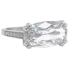 2.03 carat diamond ring price. Gia 2 03 Carat Cushion Cut Diamond Platinum East West Engagement Ring For Sale At 1stdibs