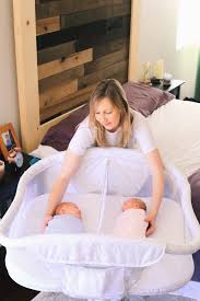 How We Sleep Train Our Babies Twin Babies Nursery Twin Baby Girls Sleeping Twins
