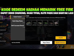 Kode redeem free fire merupakan salah satu cara pihak garena untuk memanjakan para penggemarnya, karena kode redeem sendiri dapat kode redeem free fire tidak dapat ditukarkan dengan menggunakan akun free fire guest. Buruan Redeem Kode Redeem Scar Titan 9999 Diamond Dan Elite Pass Gratis Youtube