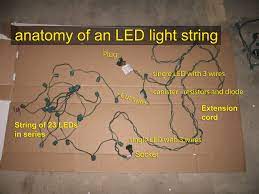 This ldr circuit diagram shows how you can make a light detector. Georgesworkshop Fixing Led String Lights