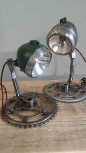 • they look awesome, but are 'a bit' pricy at $229 (ex vat and ex shipping to europe). Upcycled Bicycle Lamp By Bauckhamdesigns On Etsy Diy Lamp Diy Lighting Lamp