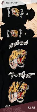 Gucci Hoodie Two Gucci L Aveugle Par Amour Hoodies Embroidered Tiger Size Large And Medium Brand New Never Worn Ver Thick Hoodies Gucci Hoodie Gucci Sweater