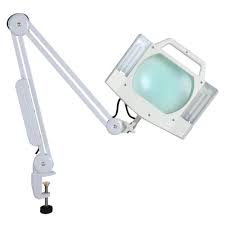Yescom Magnifying Desk Lamp W Clamp 5x Square Tabletop Magnifier Lamp Magnifying Desk Lamp Clamp On Desk Lamp