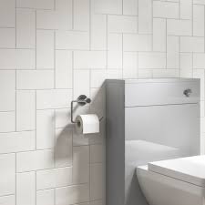 Look through herringbone slate floor pictures in different colors and. 10cm X 20cm Metro Flat White Gloss Wall Tile Better Bathrooms