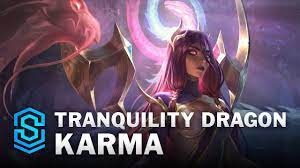 Tranquility Dragon Karma Skin Spotlight - League of Legends - YouTube
