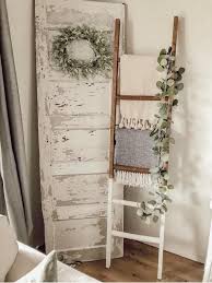 6 Ft White Dipped Blanket Ladder Etsy Blanket Ladder Decor Farm House Living Room Decor
