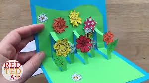 Easy pop up birthday card Easy Pop Up Flower Card Diy Mothers Day Card Tutorial Get Well Soon Teach Appreciation Diy Video Dailymotion